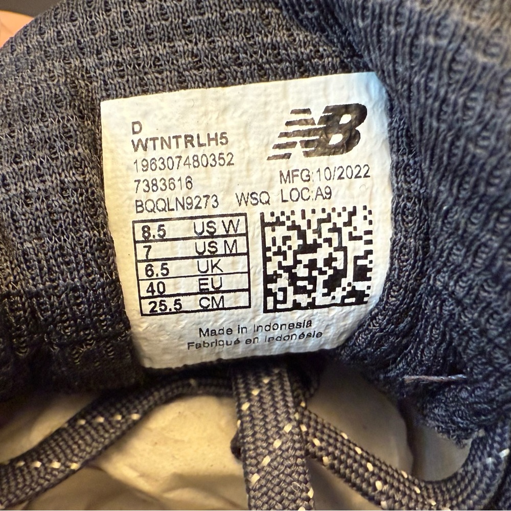 New Balance Women's Grey and Purple Running Shoes - Wide - Picture 7 of 8